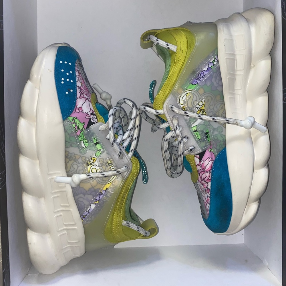 Multicolor Versace Chain Reaction Sneakers